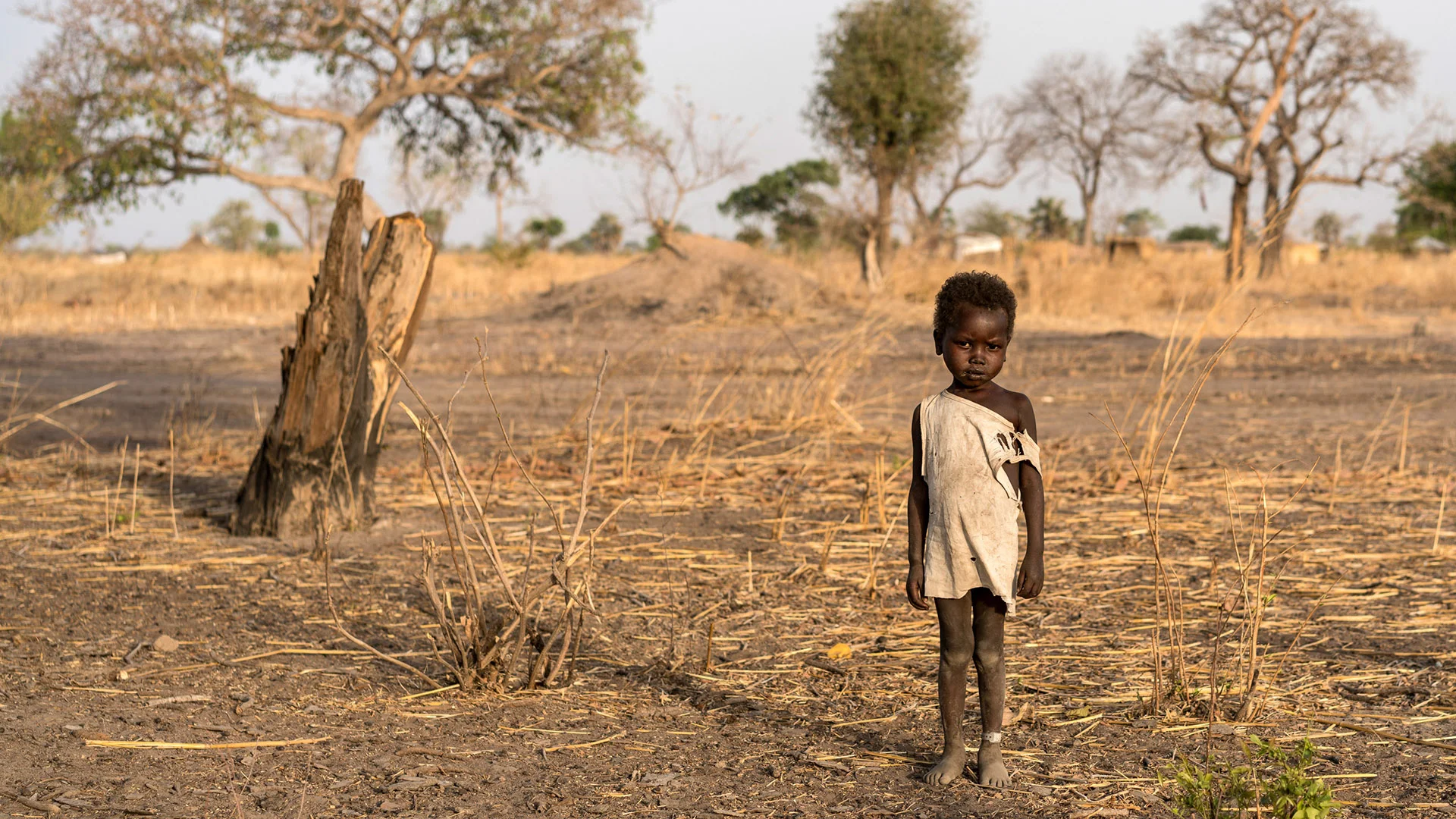 Kind im Südsudan